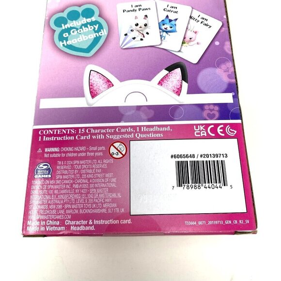 Gabby's Dollhouse Hedbanz Expanz Card Guessing Game Questions Clues - Picture 5 of 5